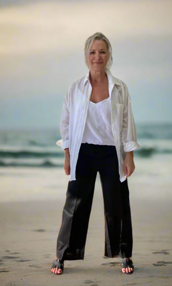 Pure Linen Oversized Shirt