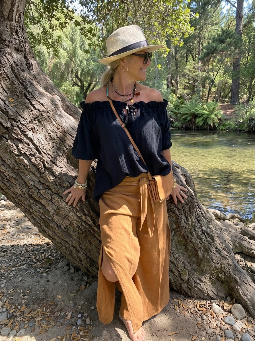 Women’s Ramie & Natural Fibre Pants