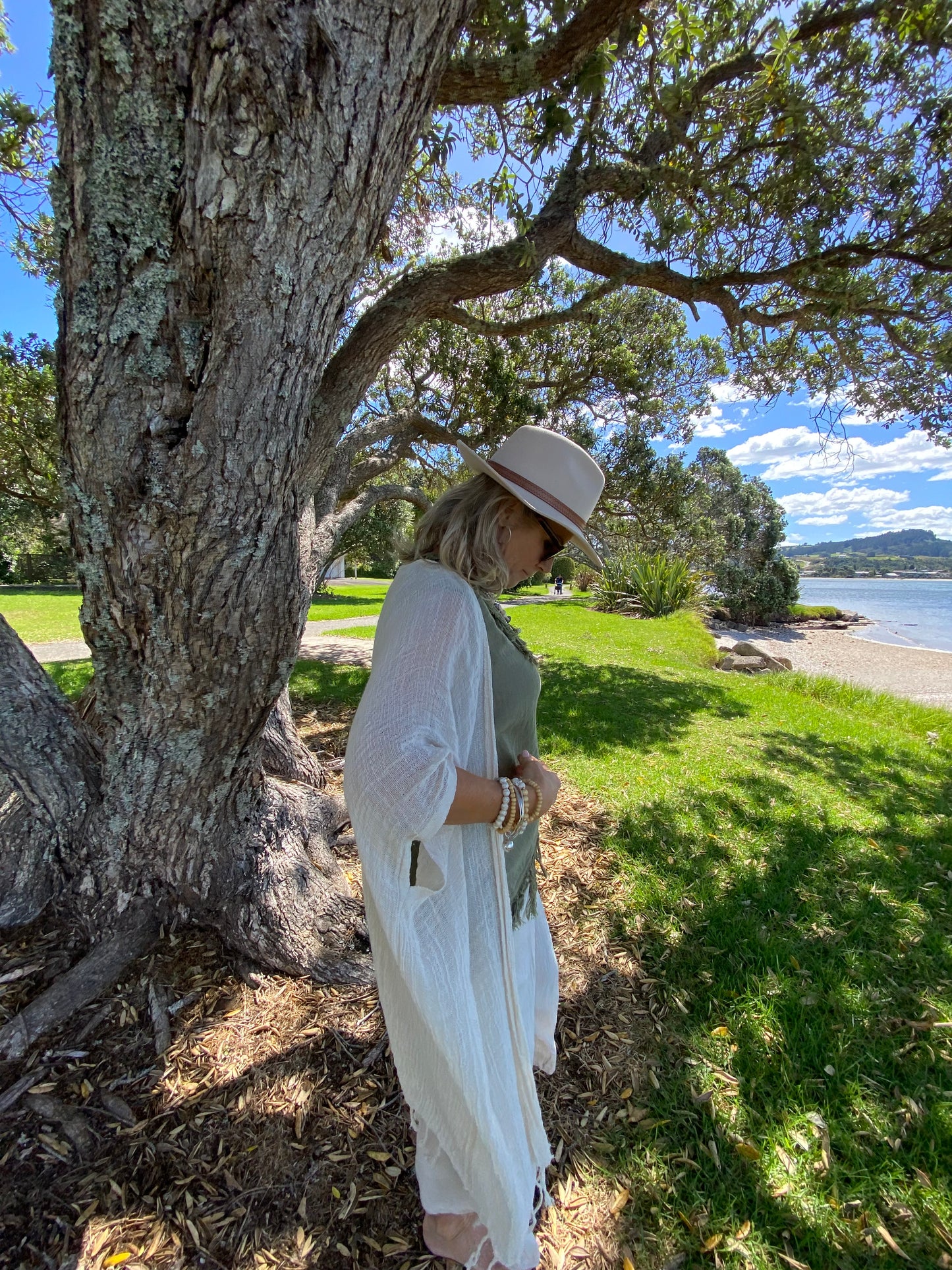 Natural fibre ramie kimono jacket from Sukaah women’s clothing Australia.
